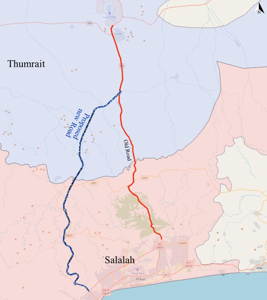 Traffic Study of Salalah–Thumrait Road visual 2
