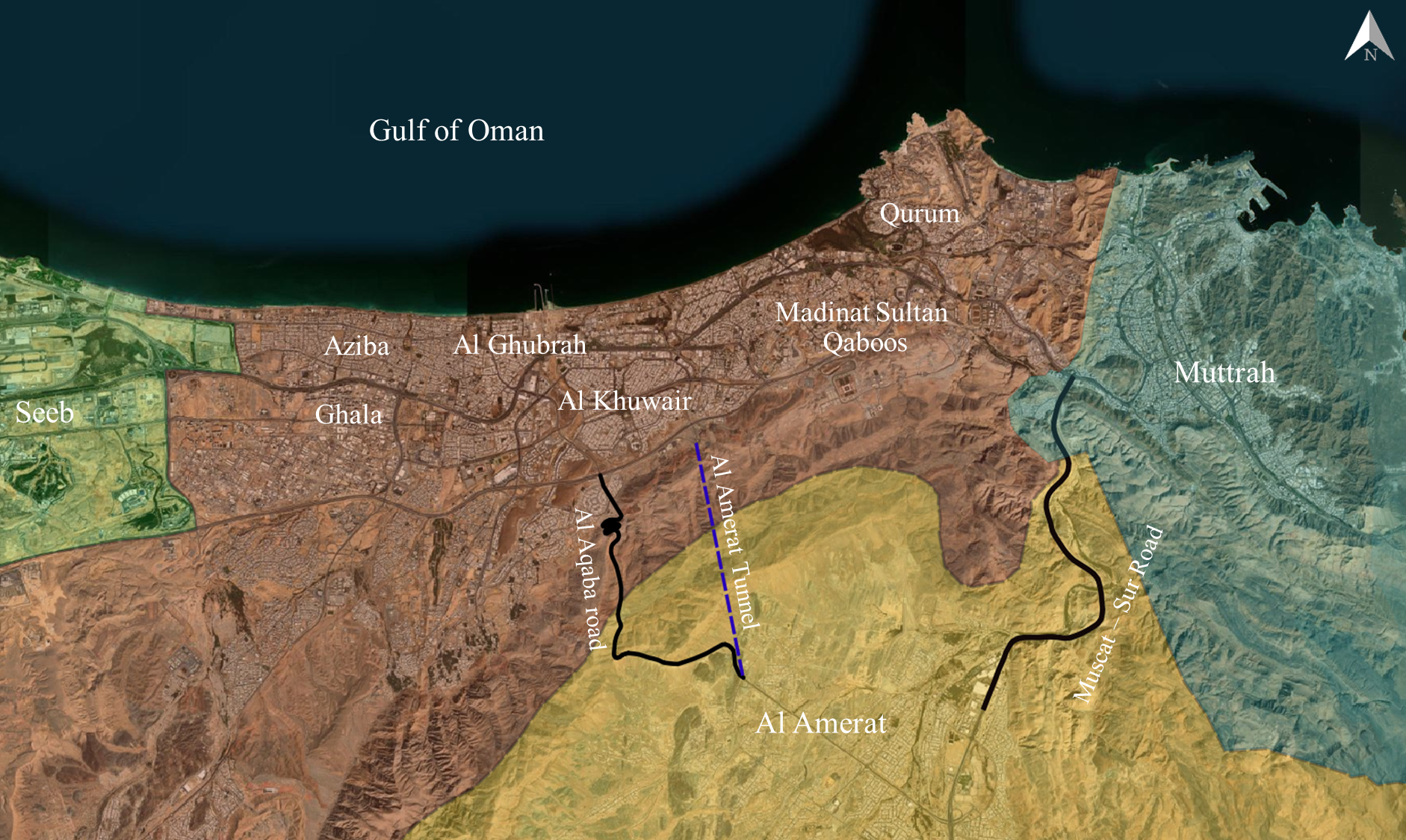 Traffic Study of Muscat–Al Amerat New Tunnel visual 1